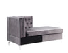 ACME Jaszira Gray Velvet Modular Chaise Model 57373