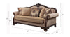 ACME Chateau De Ville Fabric & Espresso Sofa with 5 Pillows(Same LV01588) Model 58265