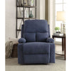 ACME Rosia Blue Velvet Motion Recliner Model 59545