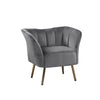 ACME Reese Gray Velvet & Gold Accent Chair Model 59797
