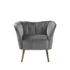 ACME Reese Gray Velvet & Gold Accent Chair Model 59797