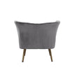 ACME Reese Gray Velvet & Gold Accent Chair Model 59797