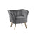 ACME Reese Gray Velvet & Gold Accent Chair Model 59797