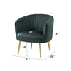 ACME Sigurd Velvet & Gold Accent Chair Model 59890