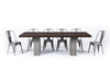 Modrest Renzo Modern Oak & Concrete 94" Dining Table Model VGGRRENZO-94