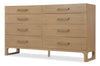 Hooker Furniture Bedroom Banyon Bay Eight Drawer Dresser Model 6081-90202-82