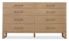 Hooker Furniture Bedroom Banyon Bay Eight Drawer Dresser Model 6081-90202-82