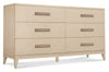 Hooker Furniture Bedroom Westwood Six-Drawer Dresser Model 6133-90002-80