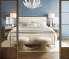 Hooker Furniture Bedroom Westwood California King Upholstered Metal Bed Model 6133-90160-95