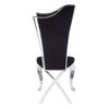 ACME Cyrene Fabric & Stainless Steel Side Chair (Set-2) Model 62079