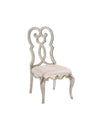 ACME Esteban Ivory Velvet & Antique Champagne Side Chair (Set-2) Model 62202
