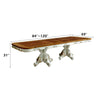 ACME Picardy Antique Pearl & Cherry Oak Dining Table Model 63460