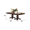 ACME Chateau De Ville Espresso Dining Table Model 64075A