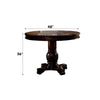 ACME Chateau De Ville Espresso Counter Height Table Model 64082A