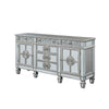 ACME Varian Mirrored & Antique Platinum Server Model 66164