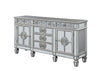 ACME Varian Mirrored & Antique Platinum Server Model 66164