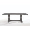 ACME Leventis Weathered Gray Dining Table Model 66180