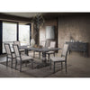 ACME Leventis Weathered Gray Dining Table Model 66180