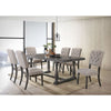 ACME Bernard Weathered Gray Oak Dining Table Model 66190