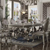 ACME Versailles Antique Platinum Dining Table Model 66820