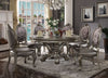 ACME Versailles Antique Platinum Dining Table Model 66840