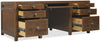 Hooker Furniture Home Office Driftwood Executive Desk Model 6820-10462-85
