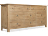 Hooker Furniture Bedroom Driftwood Eight-Drawer Dresser Model 6820-90202-80