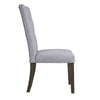 ACME Merel Gray Linen & Gray Oak Side Chair (Set-2) Model 70168