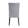ACME Merel Gray Linen & Gray Oak Side Chair (Set-2) Model 70168