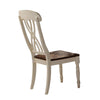 ACME Dylan Buttermilk & Oak Side Chair (Set-2) Model 70333
