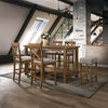 ACME Martha II Weathered Oak Counter Height Table Model 70830