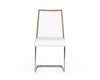 Morgan Modern White & Walnut Dining Chair (Set Of 2) Model VGEWF3175BE-WHT