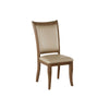 ACME Harald Beige Synthetic Leather & Gray Oak Side Chair (Set-2) Model 71767