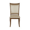 ACME Harald Beige Synthetic Leather & Gray Oak Side Chair (Set-2) Model 71767