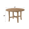 ACME Kendric Rustic Oak Dining Table Model 71775