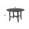 ACME Kendric Rustic Gray Dining Table Model 71895