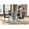 ACME Noralie Mirrored & Faux Diamonds Dining Table Model 72140