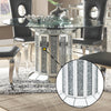 ACME Noralie Mirrored & Faux Diamonds Dining Table Model 72140