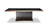 A&X Talin Modern Black Crocodile & Rosegold Dining Table Model VGUNCC842-240