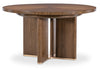 Hooker Furniture Casual Dining Eleana Round Dining Table with One 20-inch Leaf Model 7252-75203-85