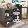 ACME Hazen Espresso Wine Cabinet Model 72640