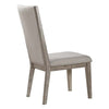 ACME Rocky Fabric & Gray Oak Side Chair (Set-2) Model 72862