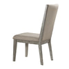 ACME Rocky Fabric & Gray Oak Side Chair (Set-2) Model 72862