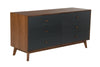 Nova Domus Dali Mid Century Grey & Walnut Dresser Model VGMABR-31-DRS