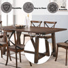 ACME Kaelyn Dark Oak Dining Table Model 73030
