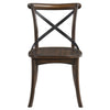 ACME Kaelyn Dark Oak & Black Side Chair (Set-2) Model 73032