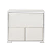 Modrest Nicla Italian Modern White Nightstand Model VGACNICLA-NS