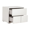 Modrest Nicla Italian Modern White Nightstand Model VGACNICLA-NS