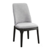 ACME Madan Light Gray Linen & Gray Oak Side Chair (Set-2) Model 73172