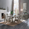 ACME Zumala Natural Marble Top & Weathered Oak Dining Table Model 73260